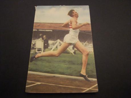 Roger Bannister Britse atleet die als eerste atleet de mijl liep onde de 4 minuten